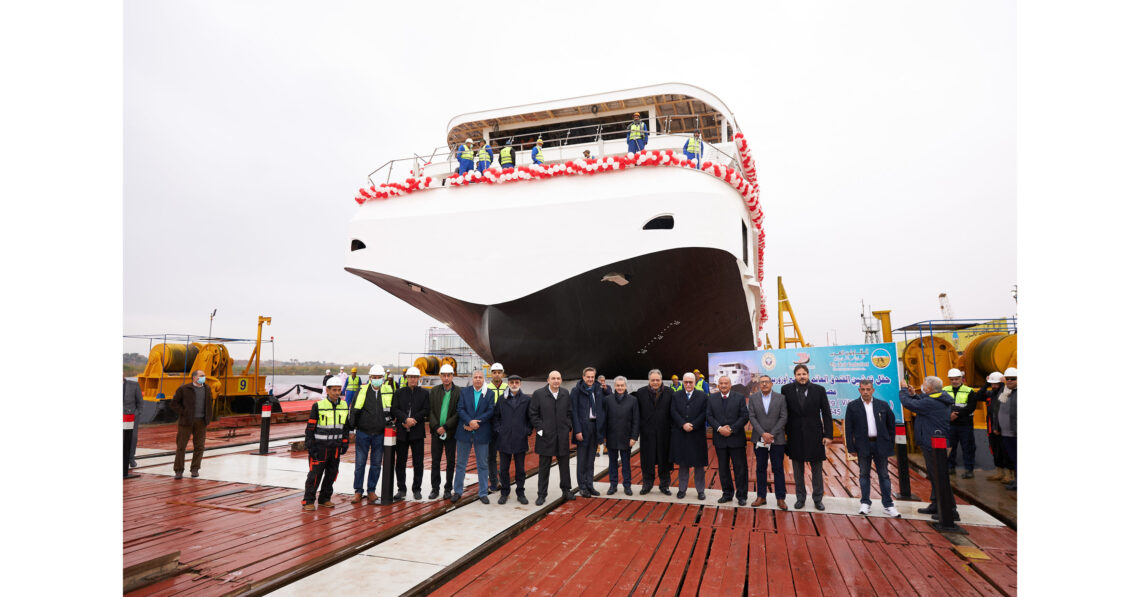 VIKING MARKS FLOAT OUT OF NEWEST EGYPT SHIP